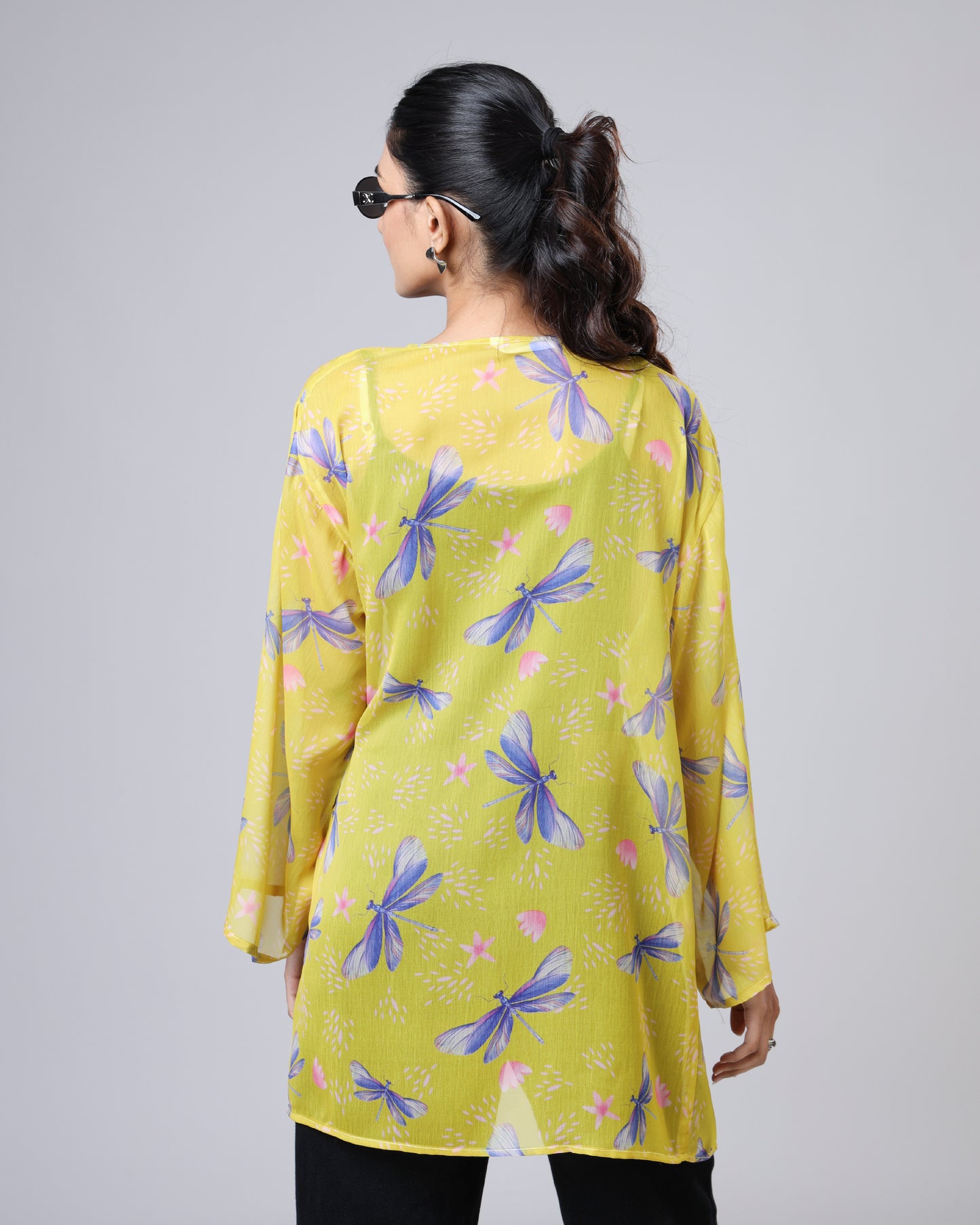 Golden Wing Shrug - Airy Fit, Nature Pop 🌼🦋