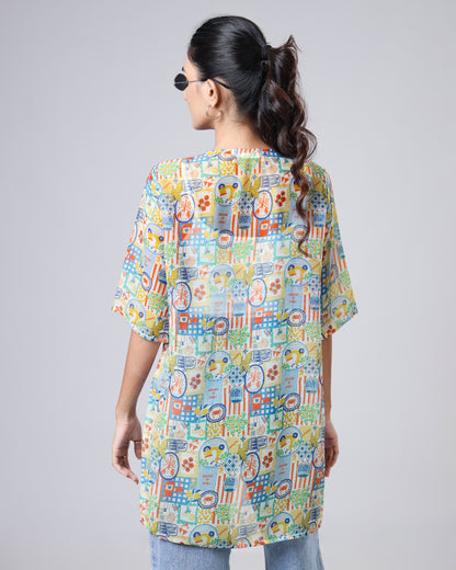 Pop Art Shrug - Fun Print, Instant Mood 🎨🔥