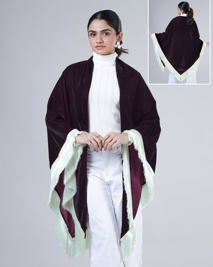 Gen-Z Viral Fringe Layer Shawl - Insta Style Booster 2026