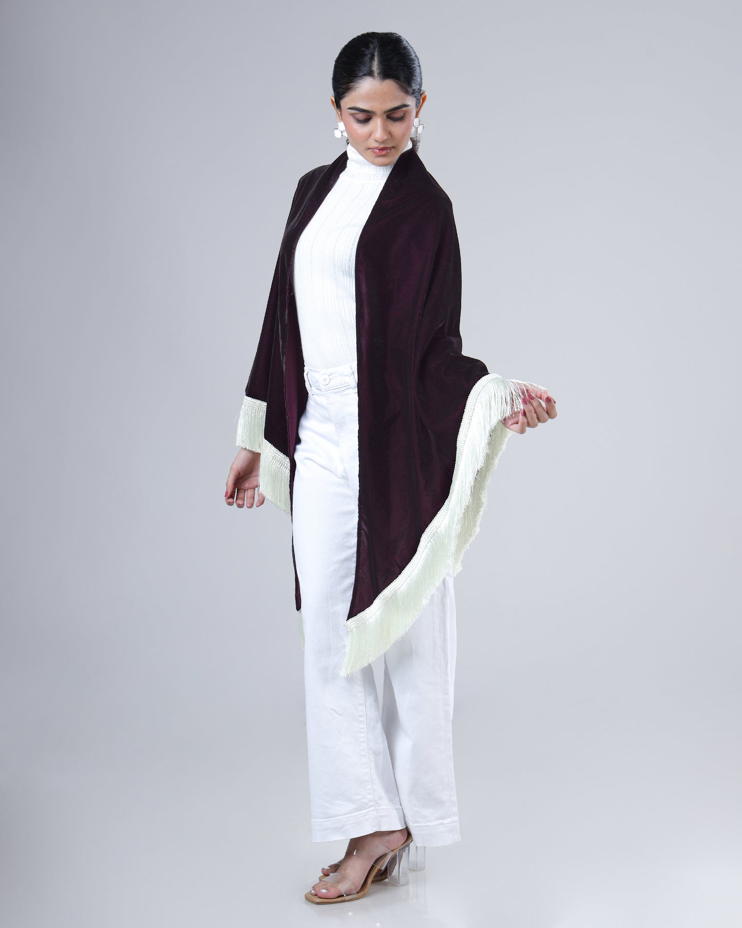 Gen-Z Viral Fringe Layer Shawl - Insta Style Booster 2025