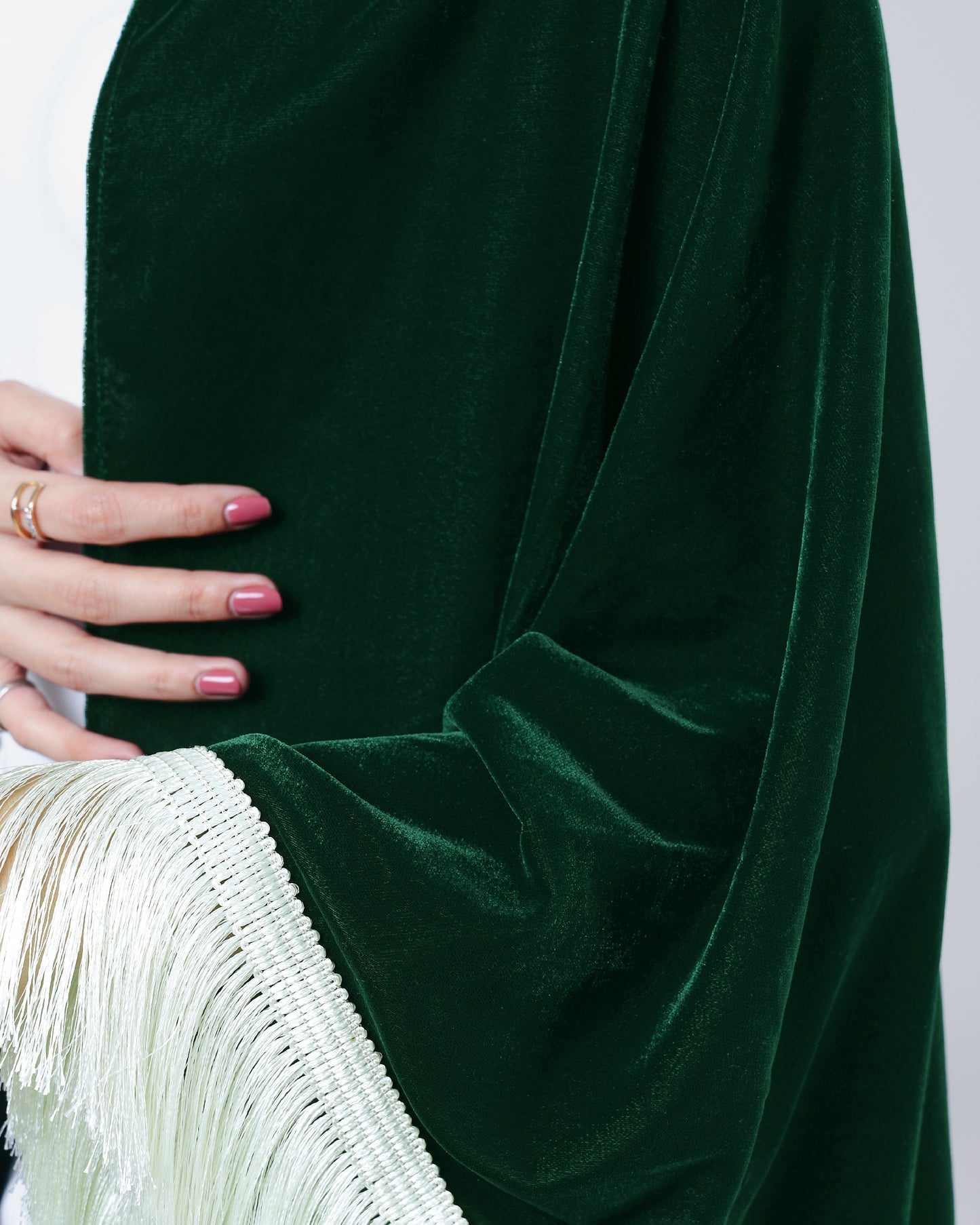 Celebrate In Style - Velvet Fringe Shawl for a Unique NYE Look