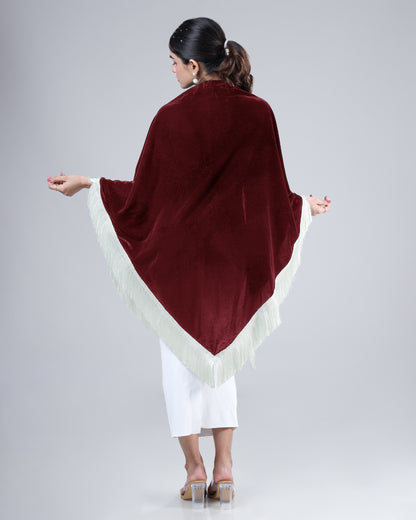 Plain Velvet Layering Shawl – Soft Flex Edition
