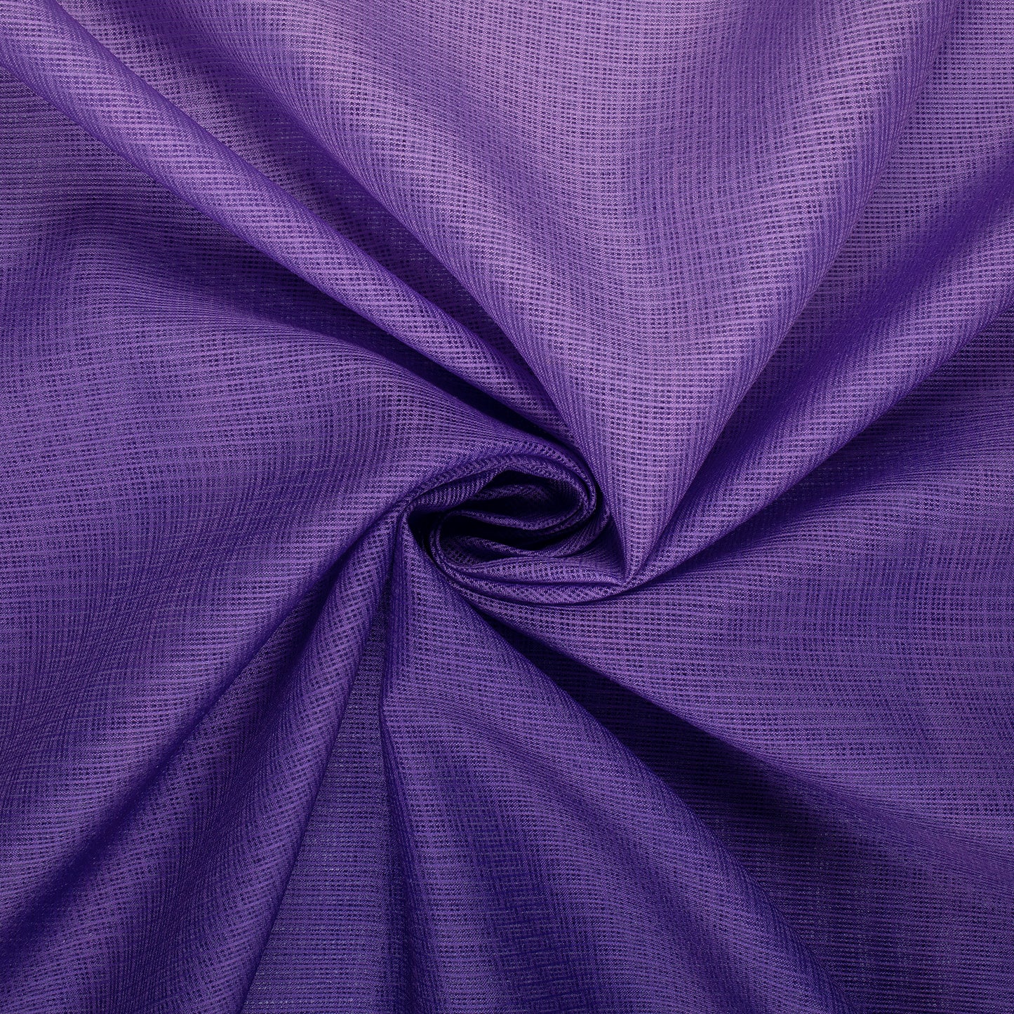 Deep Violet Purple Ombre Digital Print Kota Doria Fabric