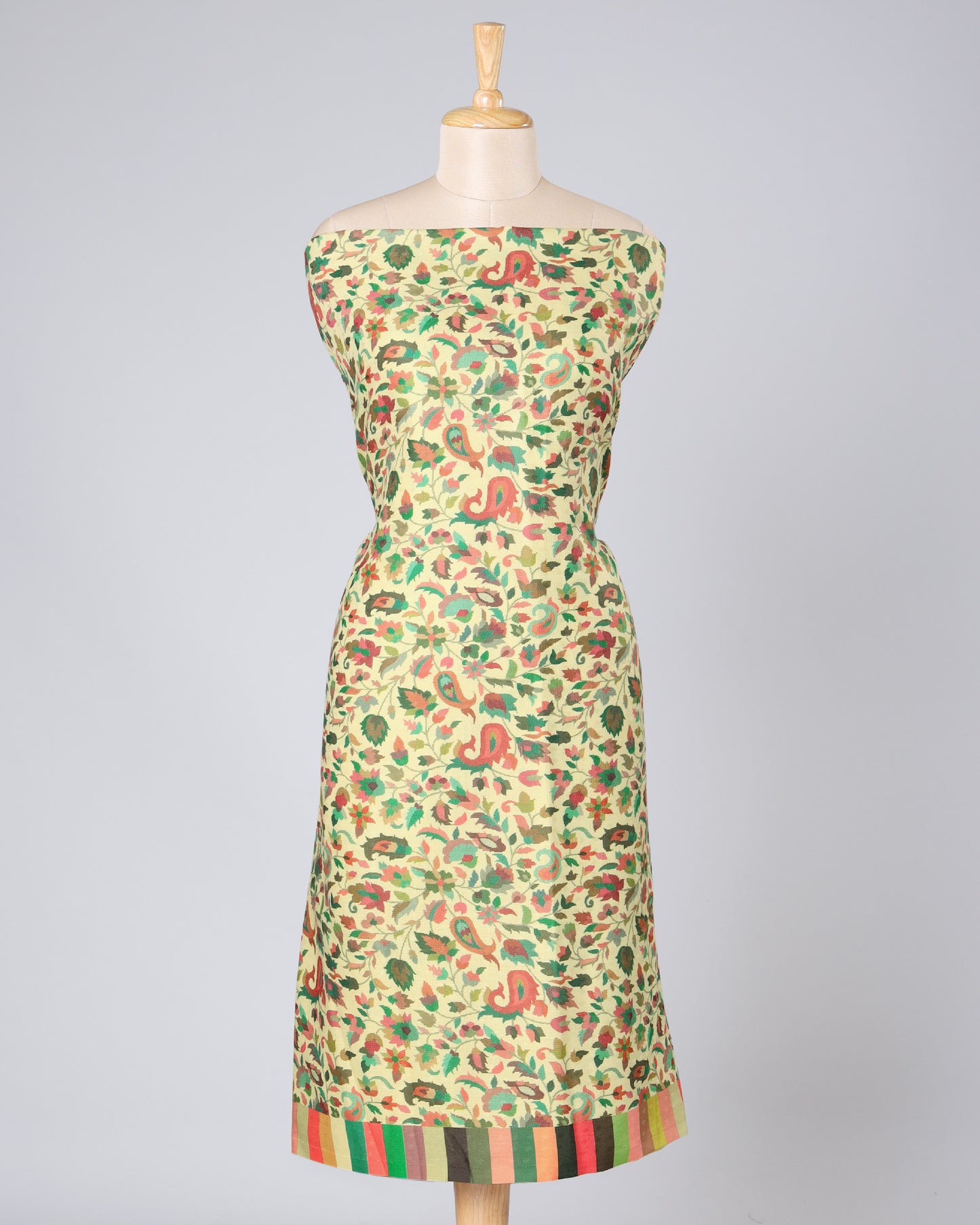 Exclusive 2 Piece Pashmina Unstiched Suit Set Feturing Kurta Dupatta