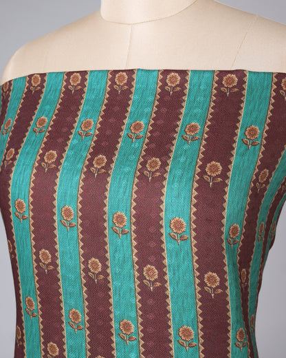 Exclusive 2 Piece Pashmina Unstiched Suit Set Feturing Kurta Dupatta
