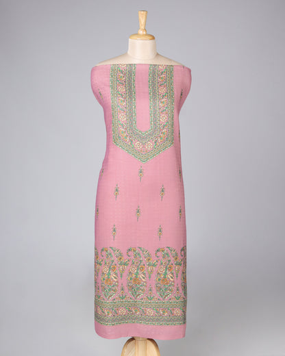 Exclusive 2 Piece Pashmina Unstiched Suit Set Feturing Kurta Dupatta