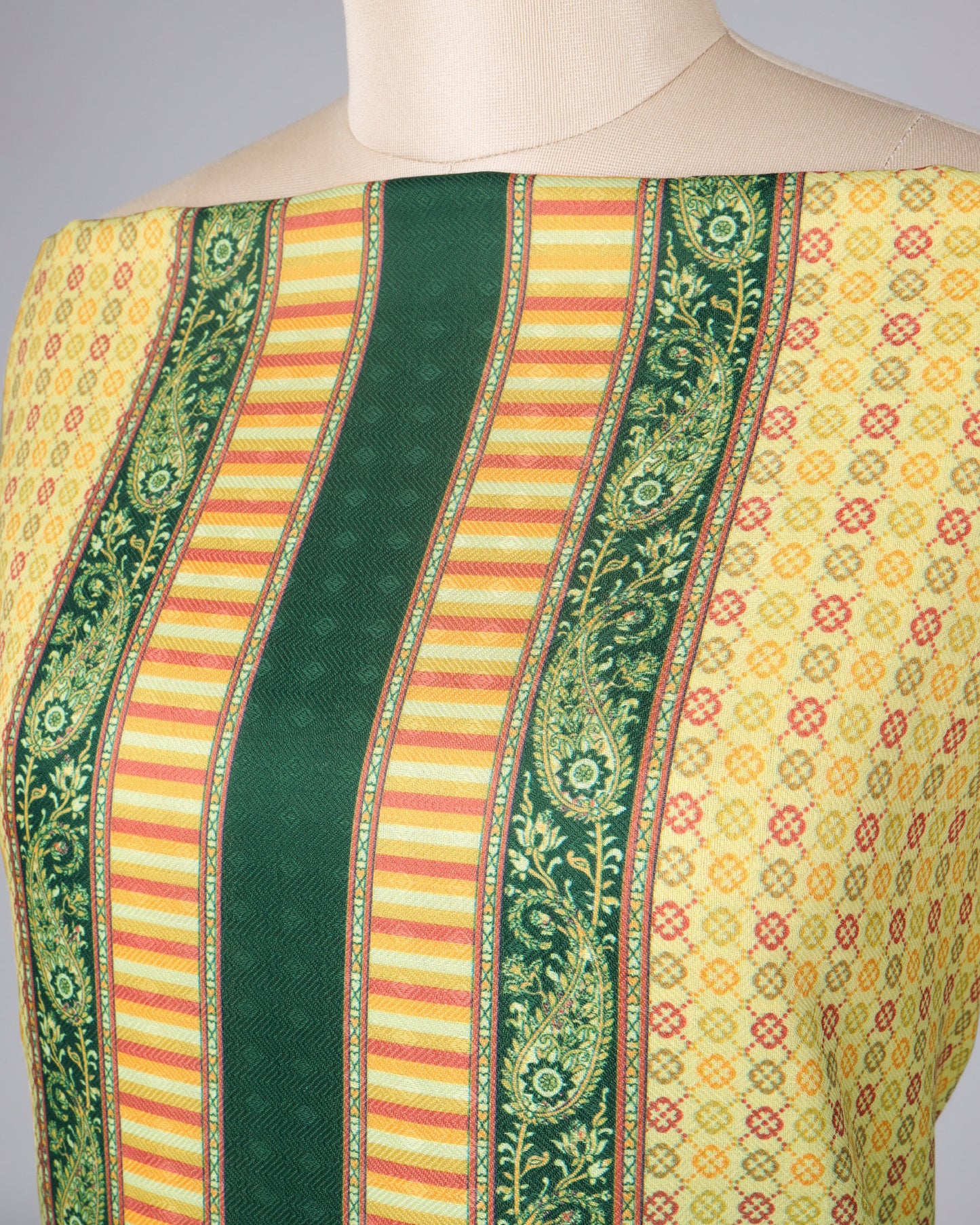 Exclusive 2 Piece Pashmina Unstiched Suit Set Feturing Kurta Dupatta