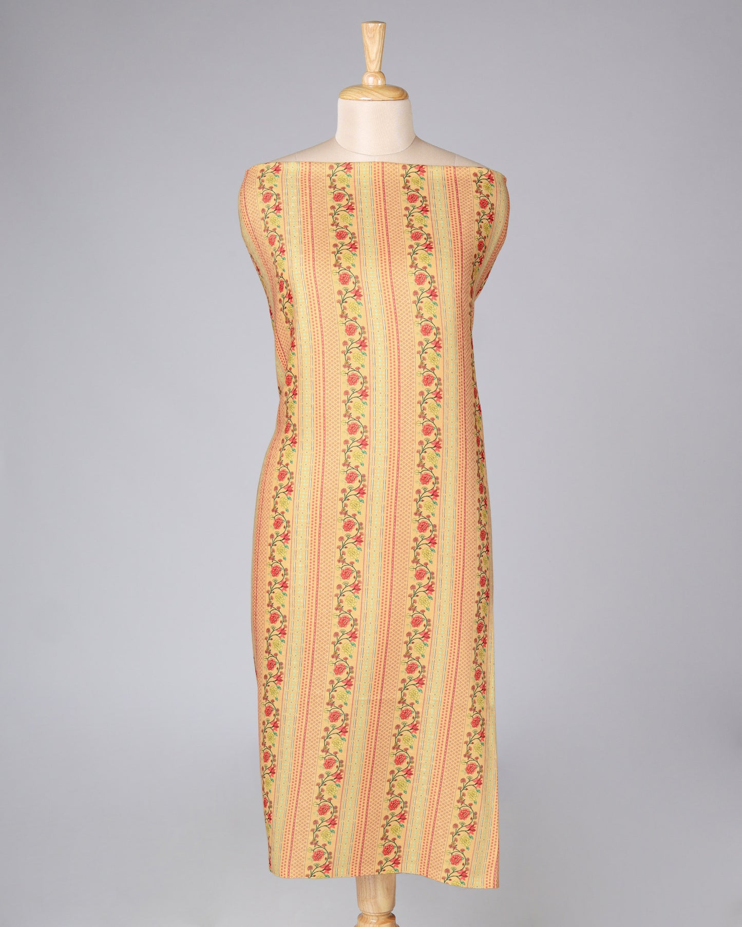 Exclusive 2 Piece Pashmina Unstiched Suit Set Feturing Kurta Dupatta