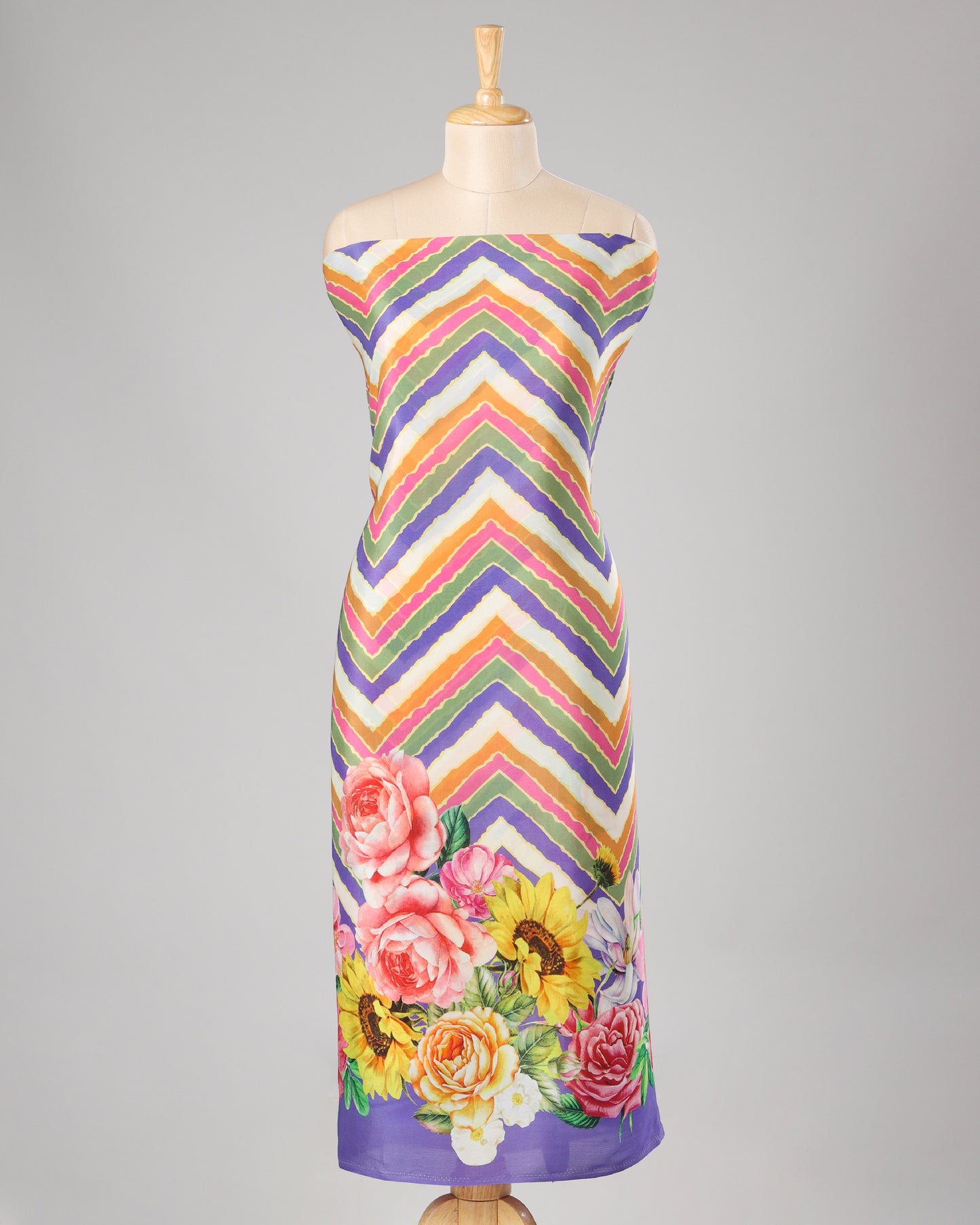 Exclusive 2 Piece Viscose Natural Crepe  Unstiched Suit Set Feturing Kurta Dupatta