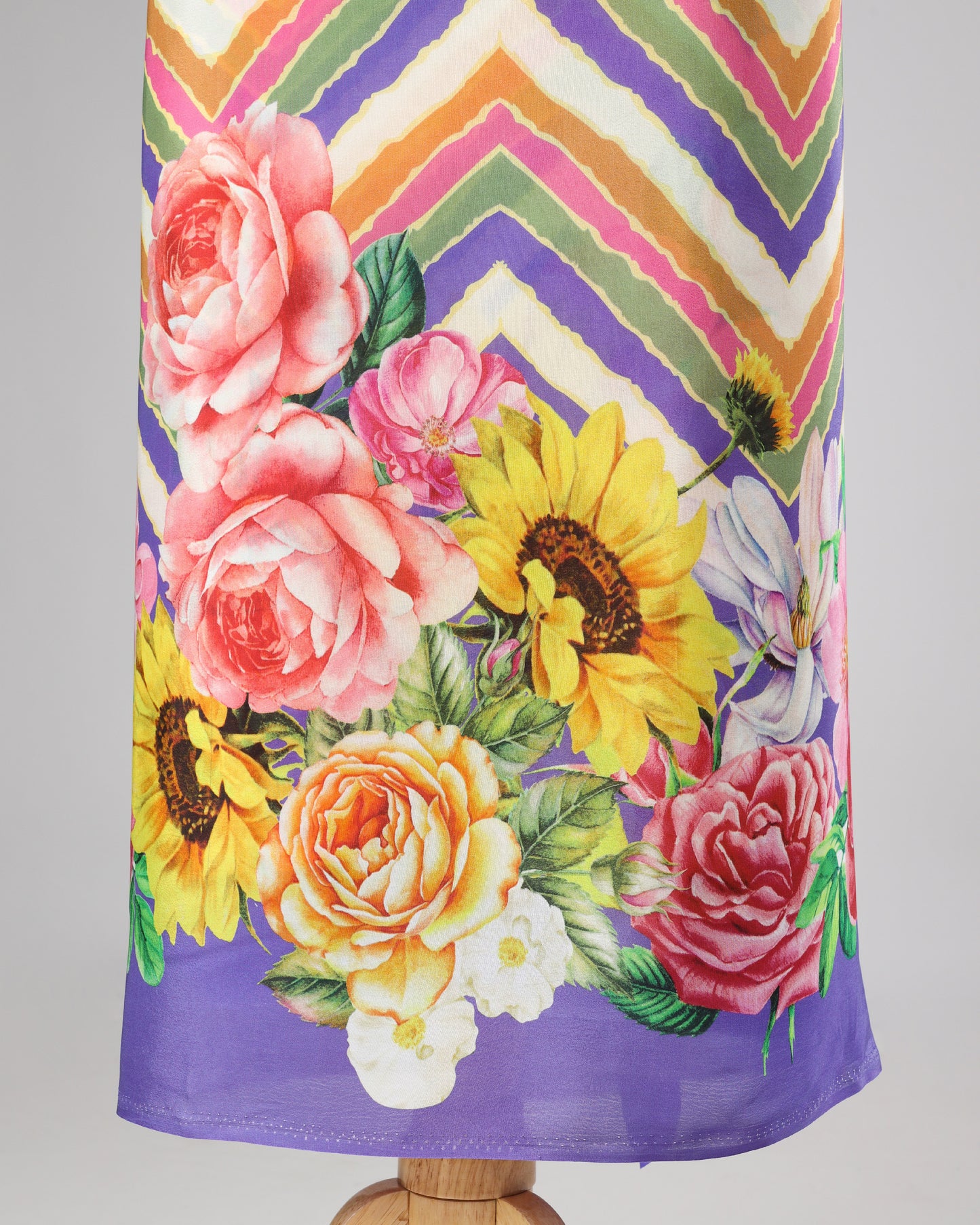 Exclusive 2 Piece Viscose Natural Crepe  Unstiched Suit Set Feturing Kurta Dupatta