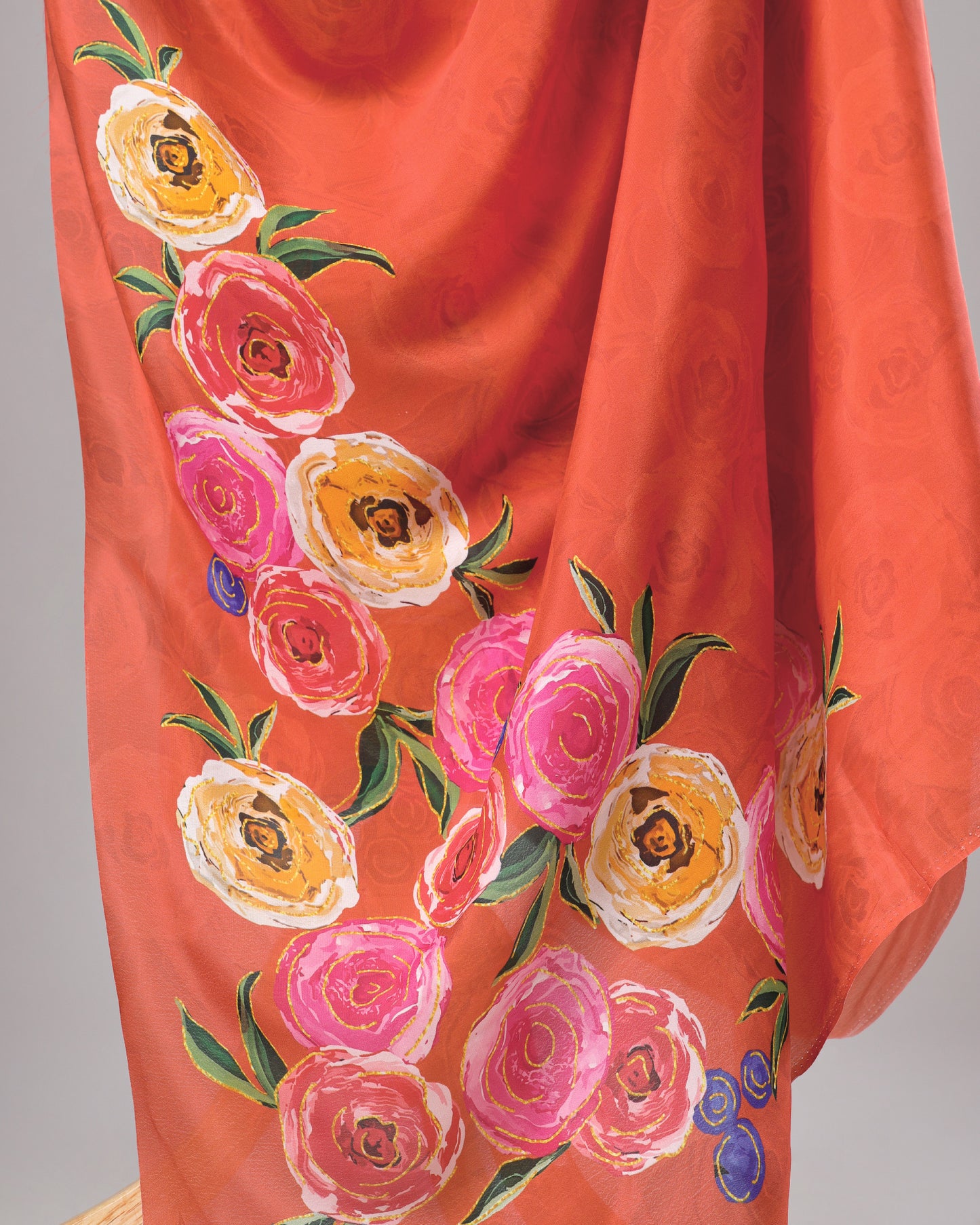 Exclusive 2 Piece Viscose Natural Crepe  Unstiched Suit Set Feturing Kurta Dupatta