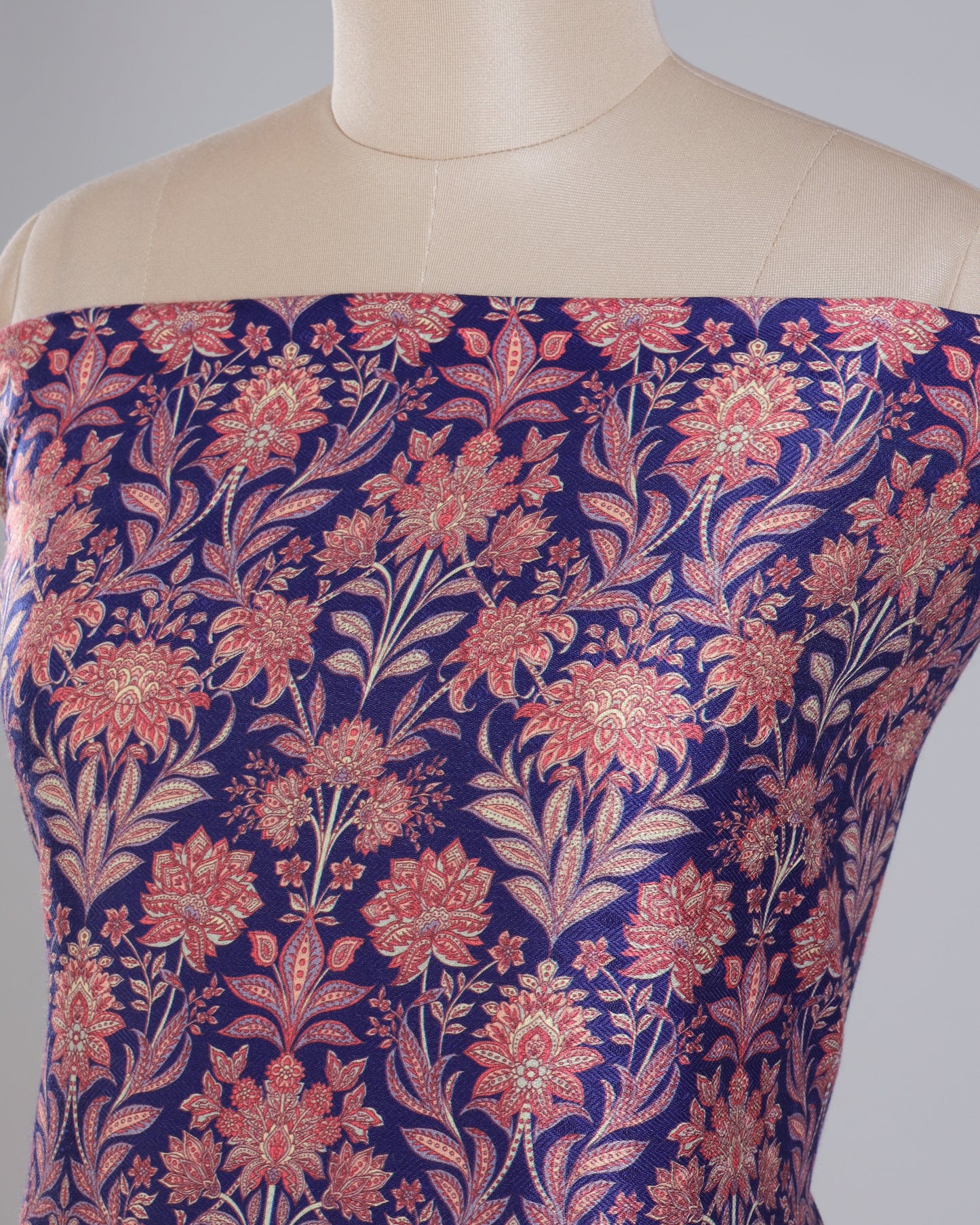 Exclusive 2 Piece Pashmina Unstiched Suit Set Feturing Kurta Dupatta