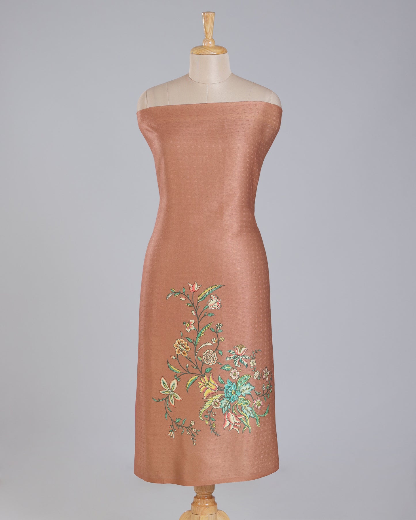 Exclusive 2 Piece Pashmina Unstiched Suit Set Feturing Kurta Dupatta