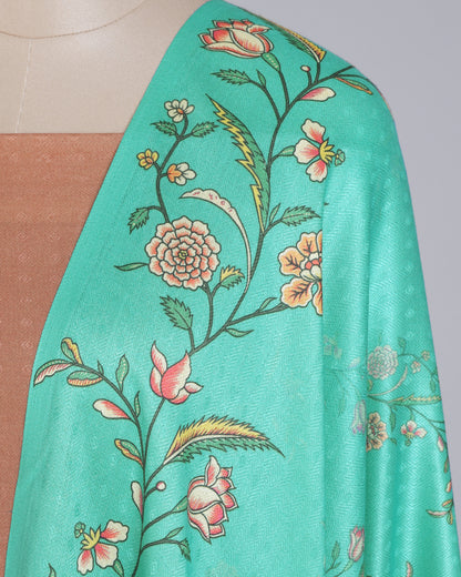 Exclusive 2 Piece Pashmina Unstiched Suit Set Feturing Kurta Dupatta