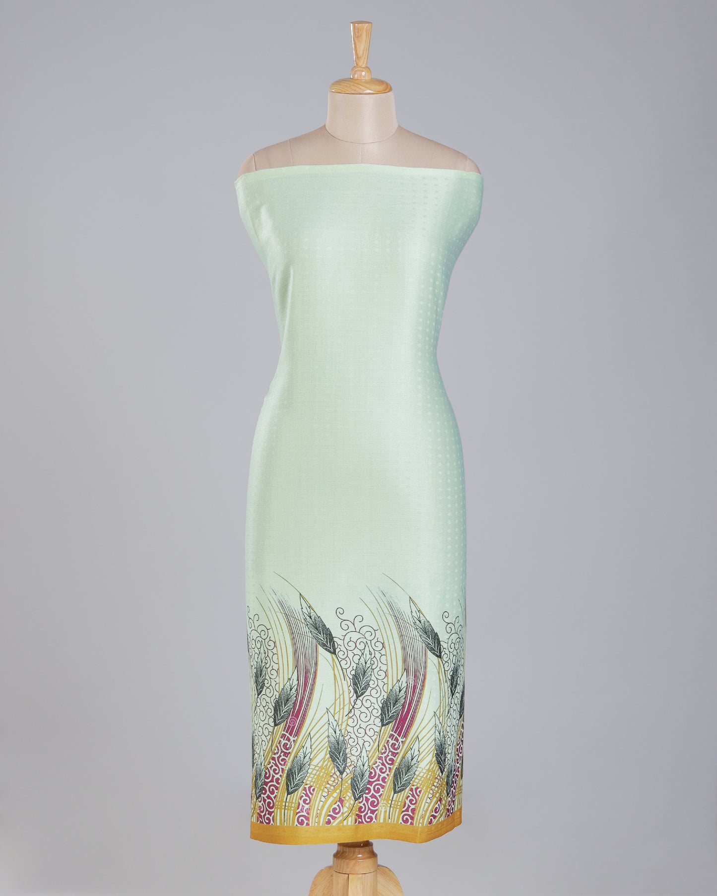 Exclusive 2 Piece Pashmina Unstiched Suit Set Feturing Kurta Dupatta