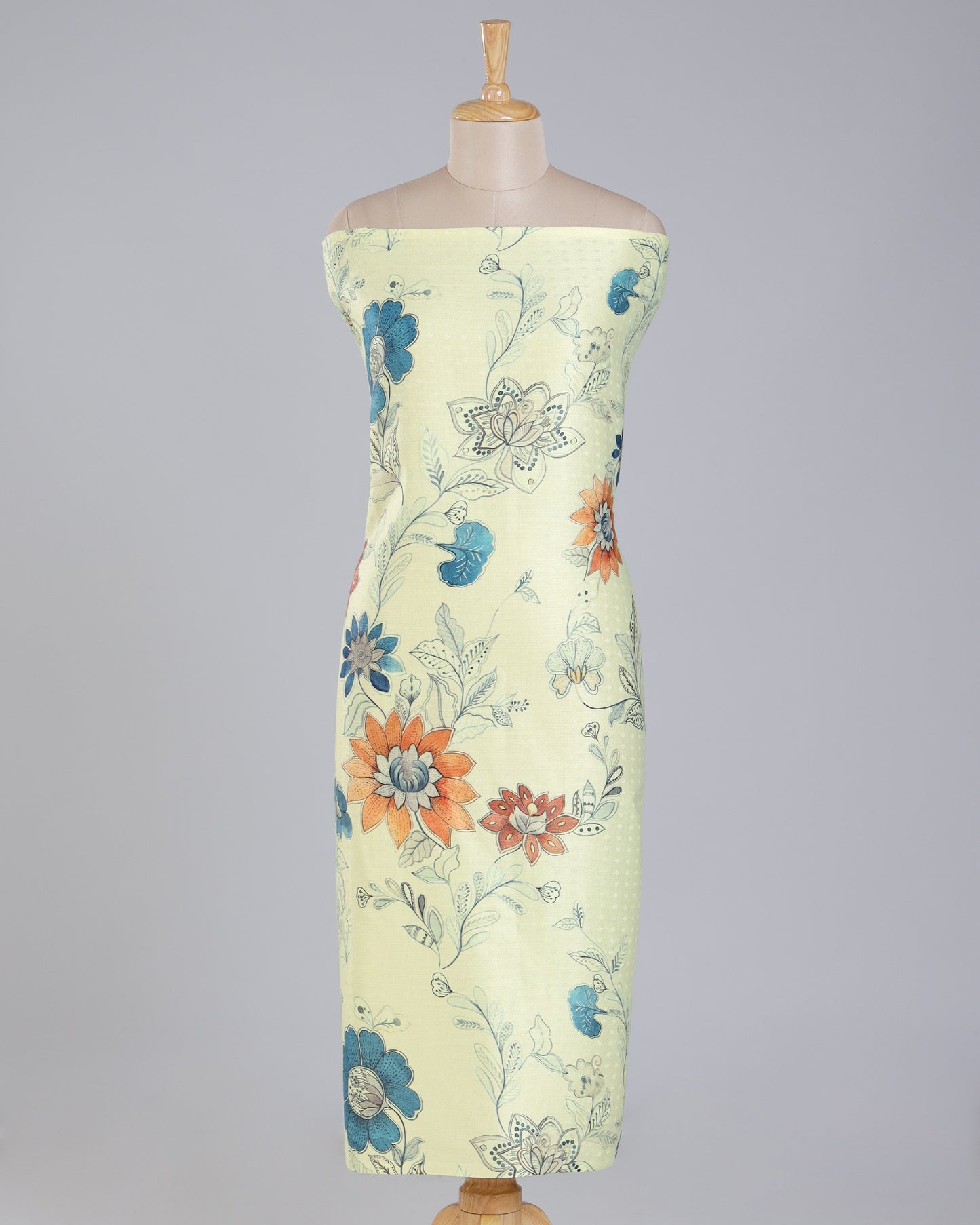 Exclusive 2 Piece Pashmina Unstiched Suit Set Feturing Kurta Dupatta