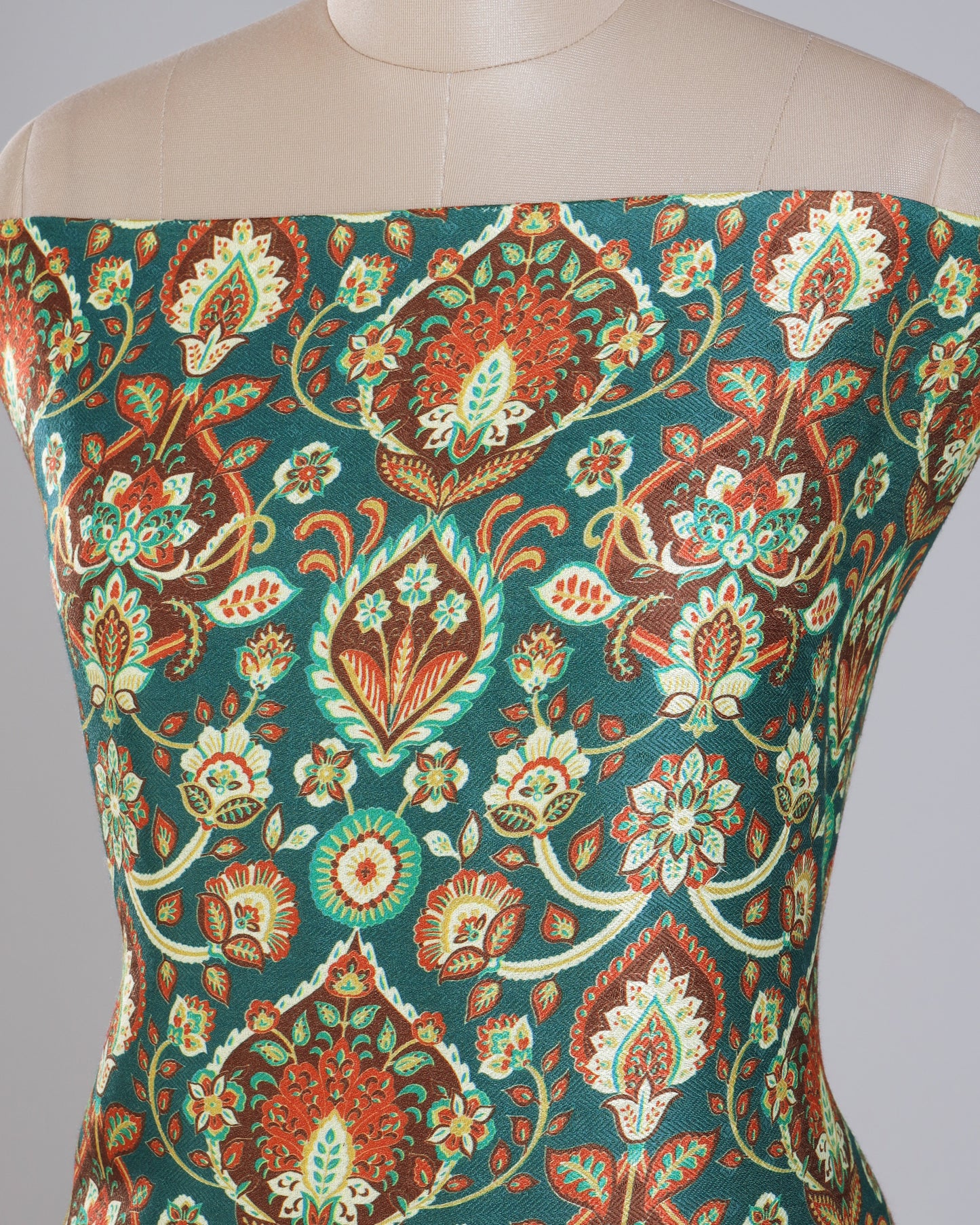 Exclusive 2 Piece Pashmina Unstiched Suit Set Feturing Kurta Dupatta