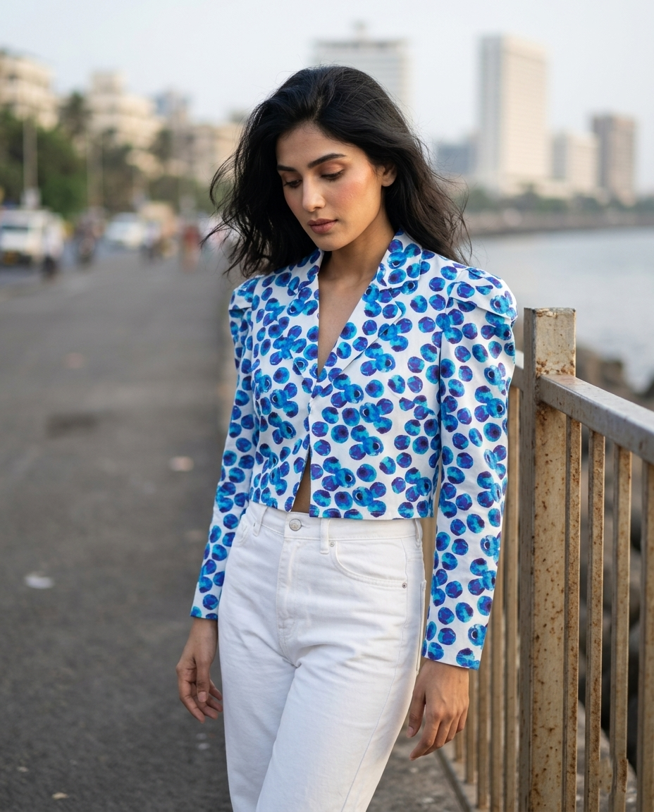 Attractive Floral Jacket For Women