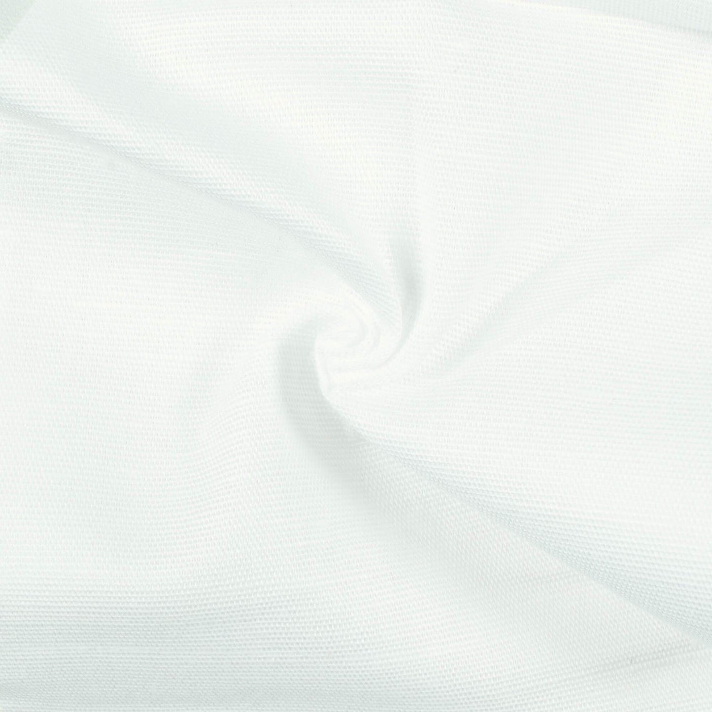 (Cut Piece 0.7 Mtr) White Plain Cotton Exclusive Shirting Fabric (Width 36 Inches)