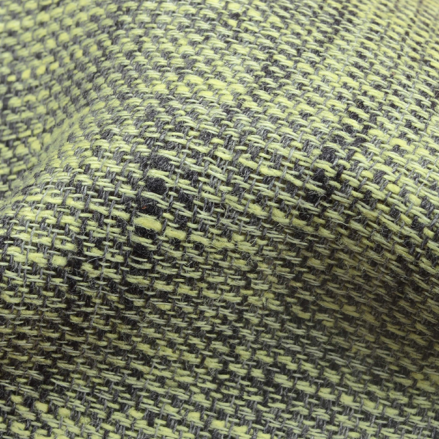 Grey And Yellow Plain Woven Dual Tone Matty Exclusive Shirting Fabric (Width 58 Inches)
