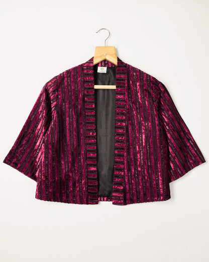 Imported Velvet Kimono Jacket