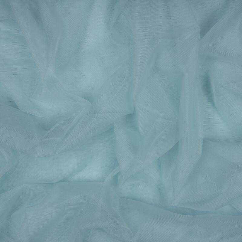 Light Blue Plain Premium Quality Butterfly Net Fabric