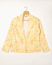 Leheriya Velvet Notch Lapel Jacket