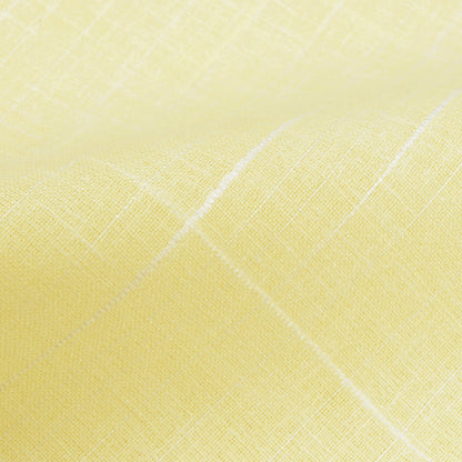 Mellow Yellow Plain Two Way Slub Exclusive Shirting Fabric (Width 58 Inches)