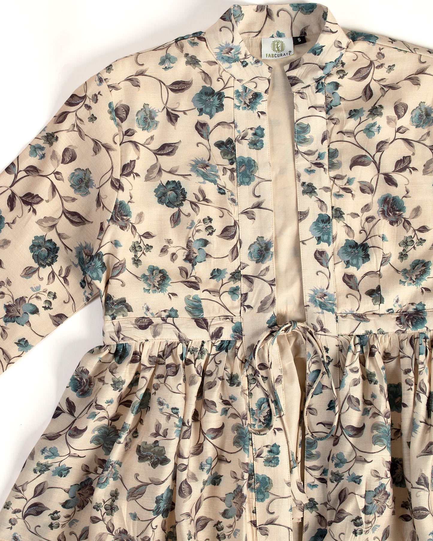 Vintage Floral Frill Jacket For Women