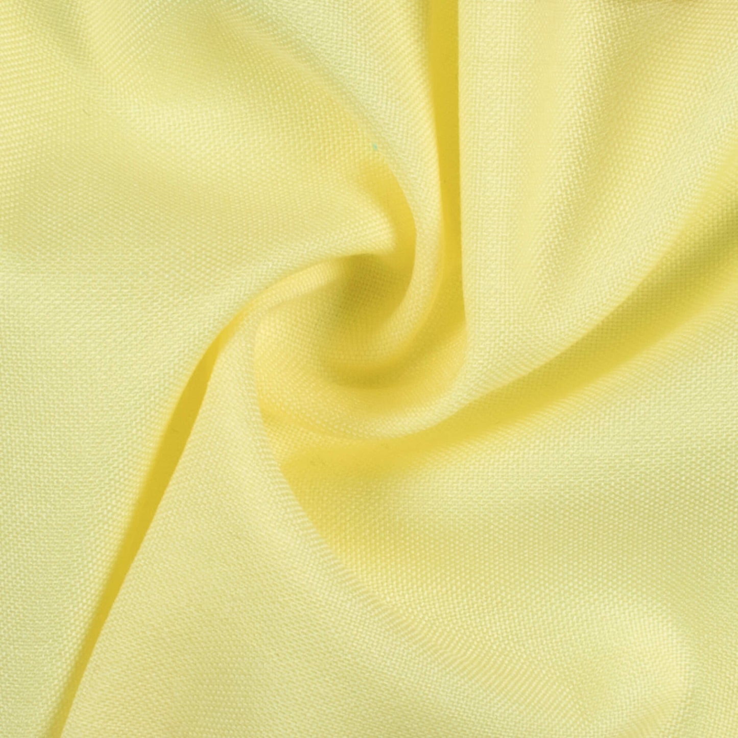 Banana Yellow Plain Poly Poplin Premium Shirting Fabric (Width 58 Inches)