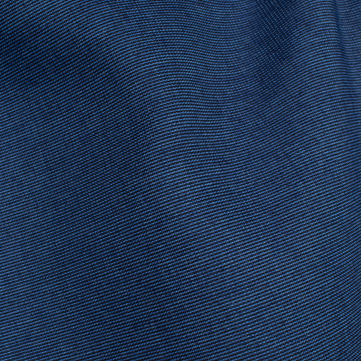 Denim Blue Plain Poly Poplin Premium Shirting Fabric (Width 58 Inches)