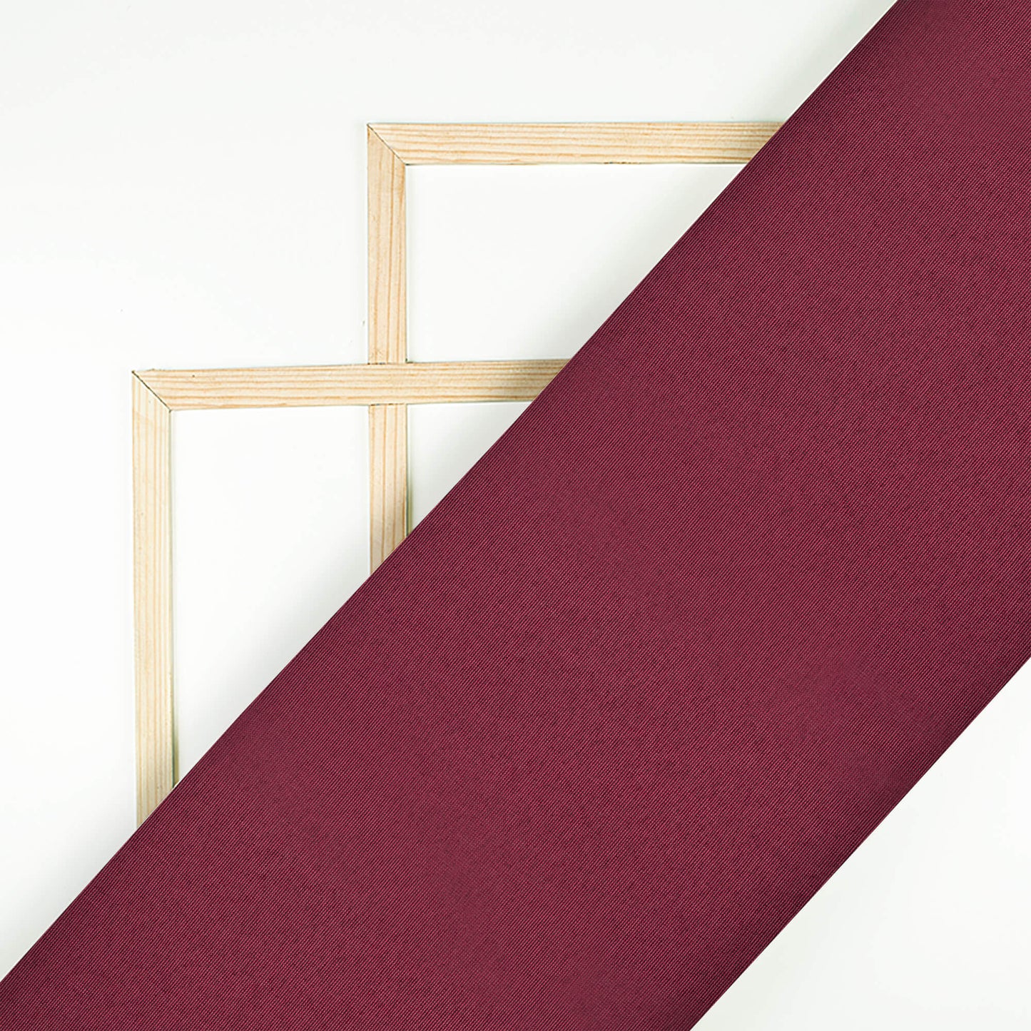 Dark Pink Plain Poly Poplin Premium Shirting Fabric (Width 58 Inches)