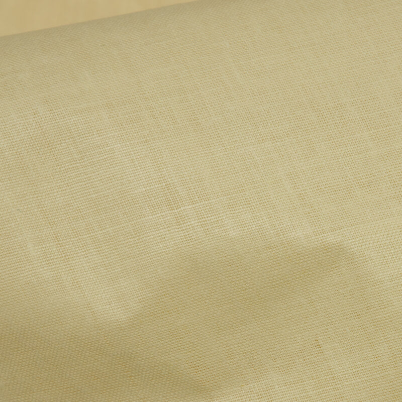 Cream Plain Cotton Cambric  Fabric - Fabcurate