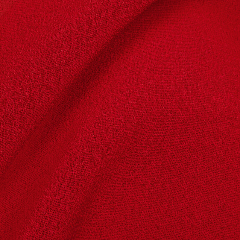 Red Plain Georgette Fabric - Fabcurate