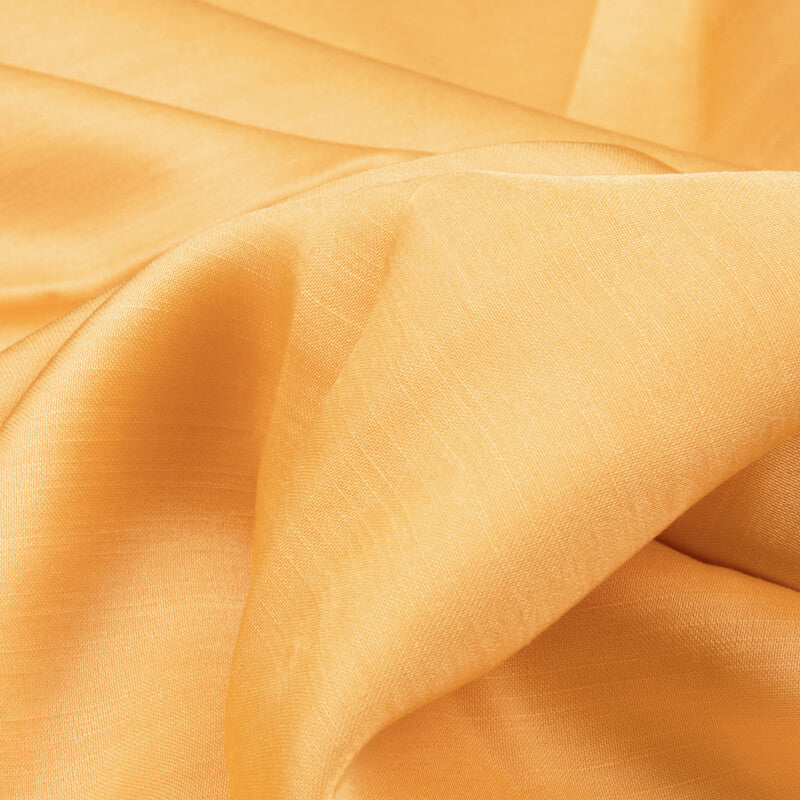 Laguna Yellow Plain Modal Satin Fabric - Fabcurate