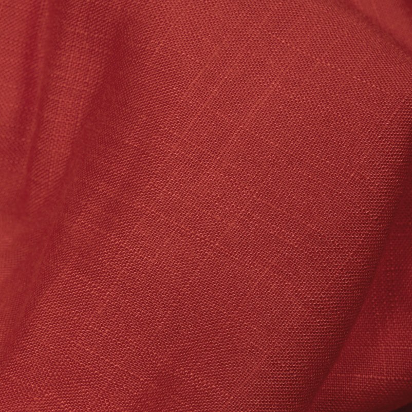 Crimson Red Plain Rayon Slub Fabric - Fabcurate