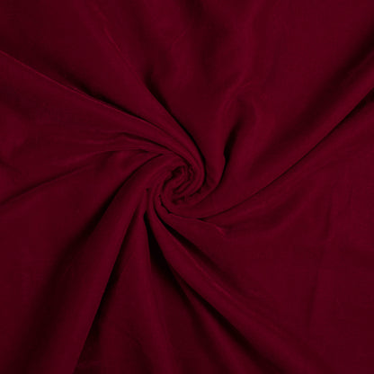 Maroon Plain Export Quality Micro Velvet Fabric