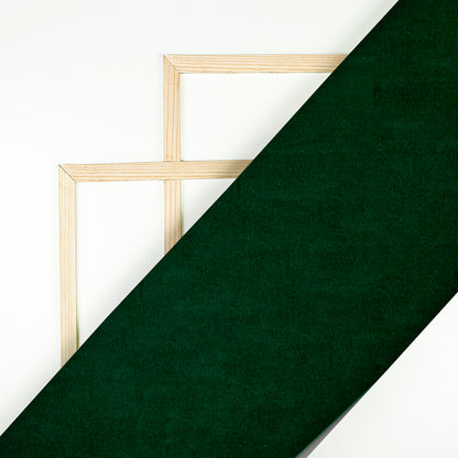 Green Plain Export Quality Micro Velvet Fabric