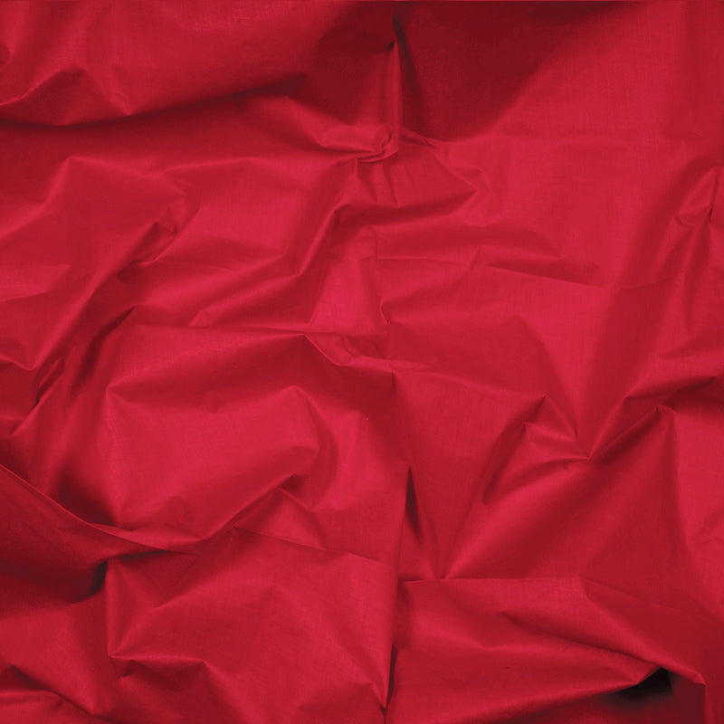 Red Plain Cotton Fabric - Fabcurate