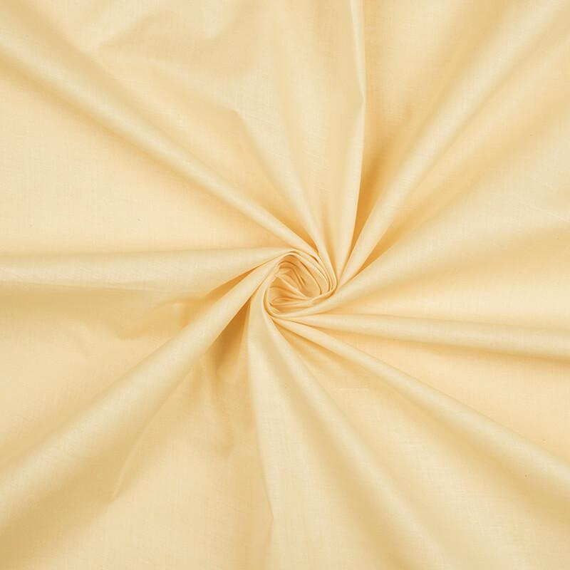 Ivory Cream Plain Cotton Fabric - Fabcurate