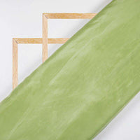 Pastel Green Plain Premium Organza Silk Fabric - Fabcurate