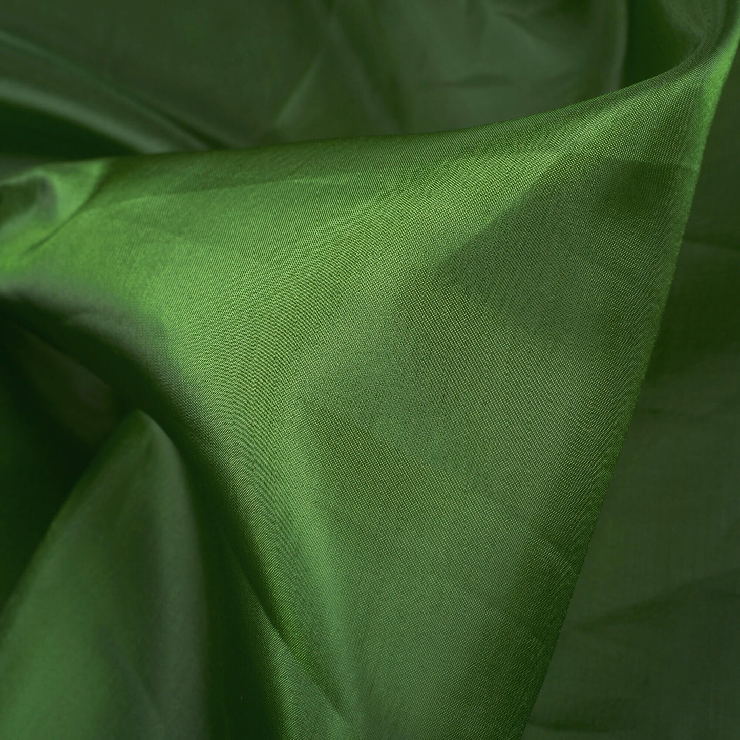Basil Green Plain Premium Liquid Organza Fabric
