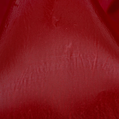 Mahogany Red Plain Premium Organza Silk Fabric - Fabcurate