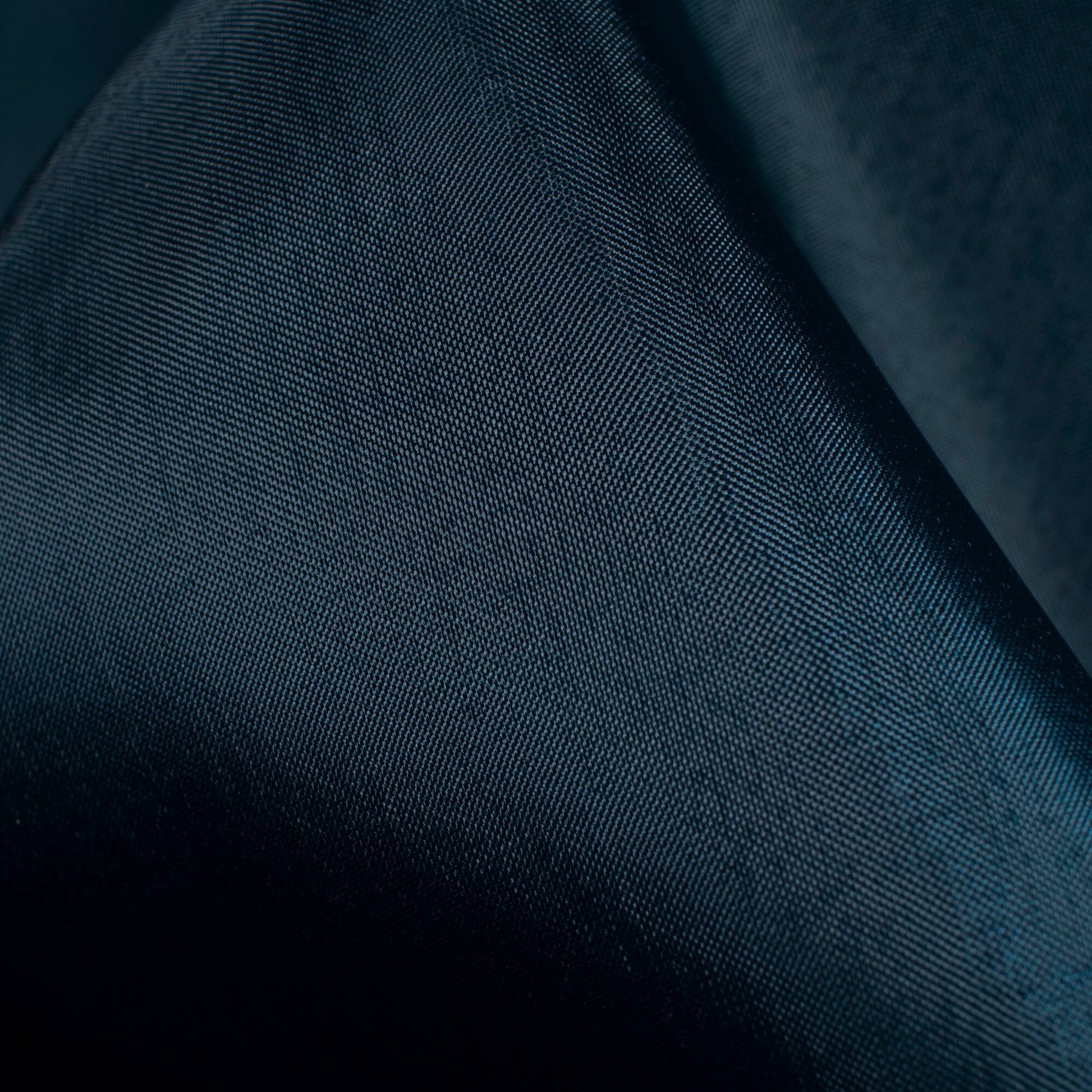 Dark Blue Plain Premium Organza Silk Fabric - Fabcurate