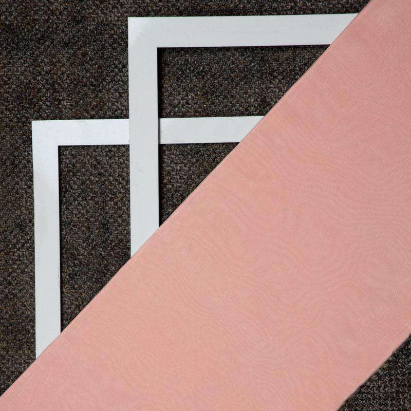 Peach Plain Pure Uppada Silk Fabric - Fabcurate