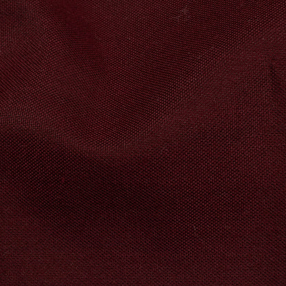 Maroon Plain Poly Poplin Premium Shirting Fabric (Width 58 Inches)