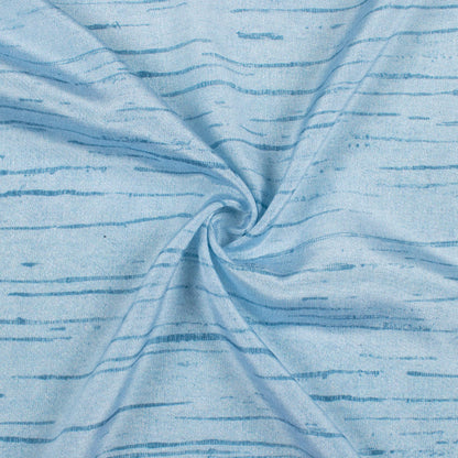Slate Blue Textured Pattern Digital Print Crepe Silk Fabric
