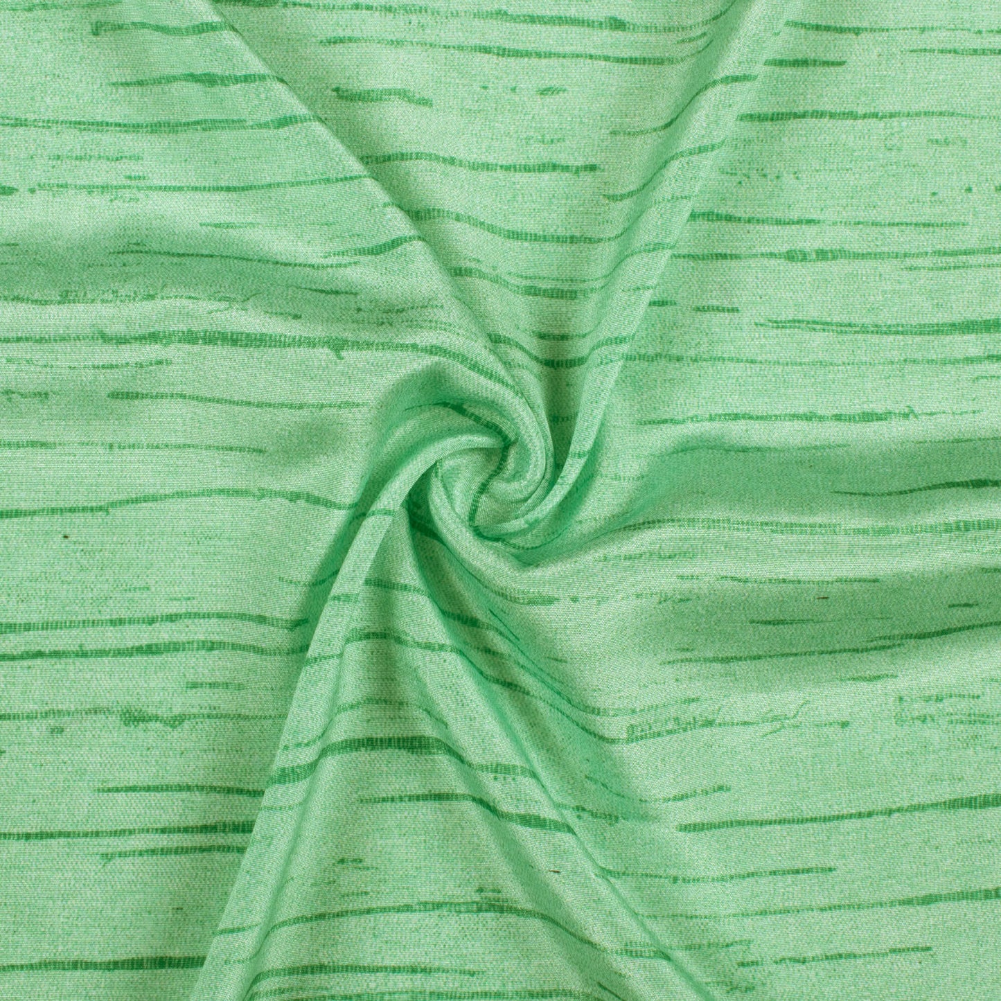 Light Grass Green Textured Pattern Digital Print Crepe Silk Fabric