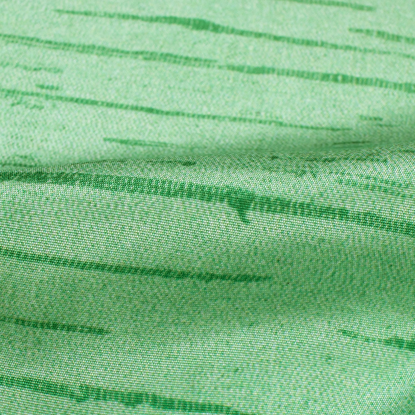 Light Grass Green Textured Pattern Digital Print Crepe Silk Fabric