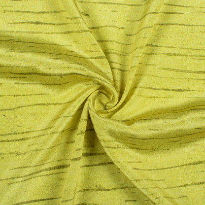 Moss Green Textured Pattern Digital Print Crepe Silk Fabric